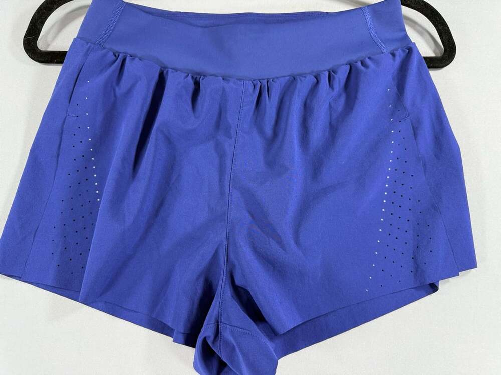 Athleta Fast Route Lasercut Run Short Purple Size XXS
